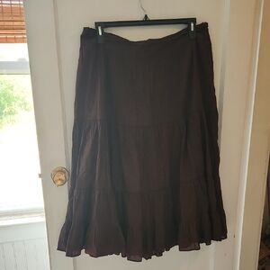 Elegant Brown Women's Skirt